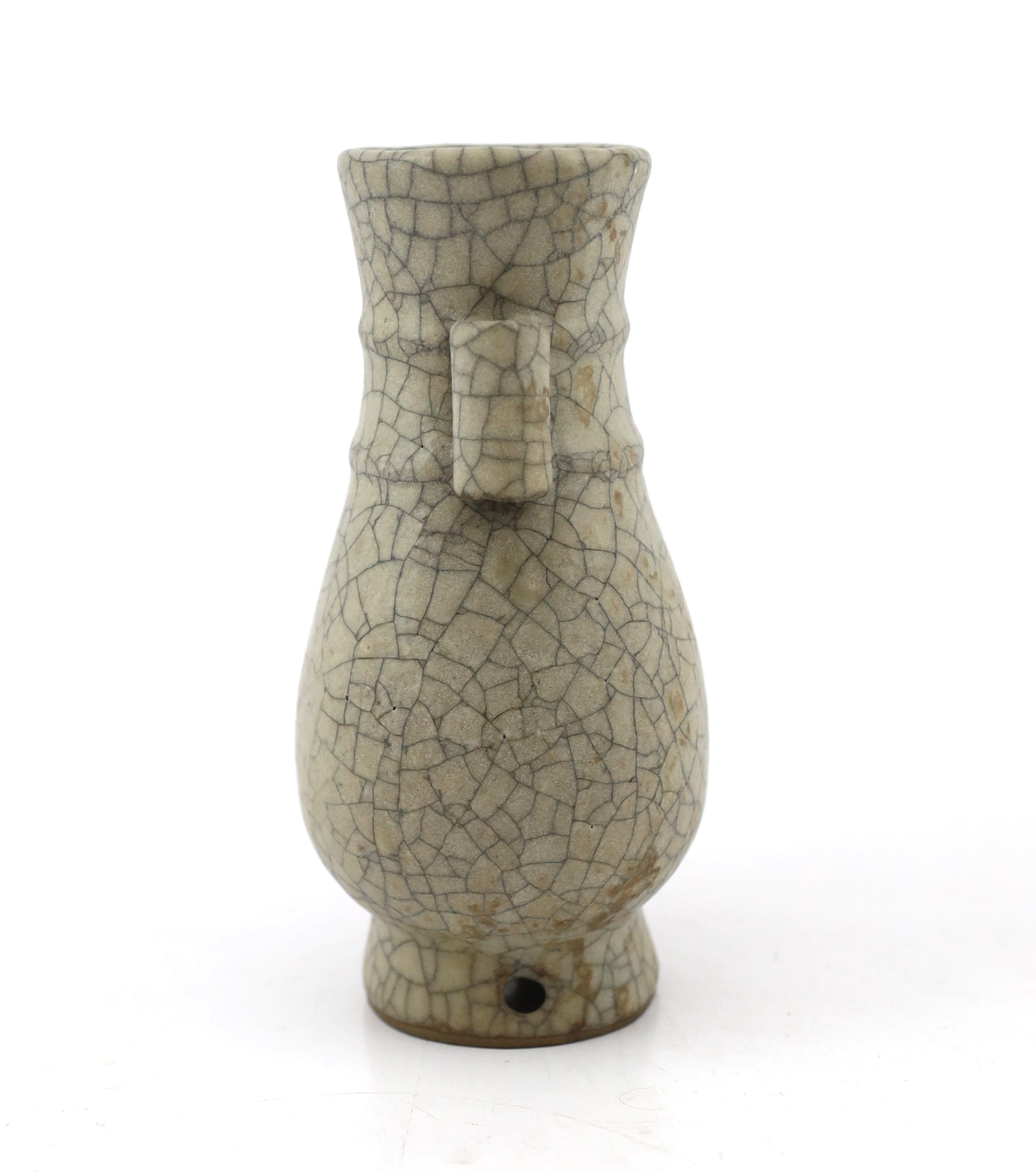 A Chinese Ge ware ‘arrow’ vase, hu